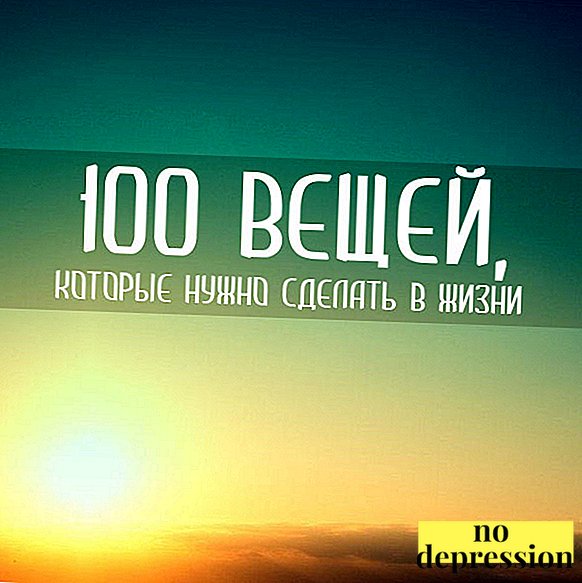 100 dalykų, kuriuos reikia padaryti gyvenime